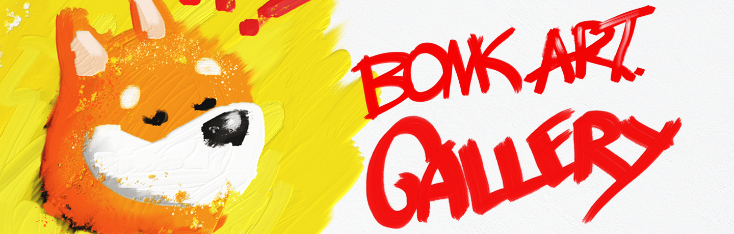 BONK x Fidelion Korea Exhibition 2024 banner